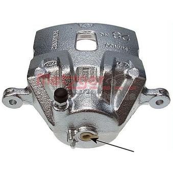 Étrier de frein avant gauche METZGER OEM 581101F000