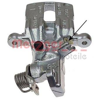 Étrier de frein arrière droit METZGER OEM 440014U100