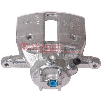 Étrier de frein avant droit METZGER OEM 4544200601