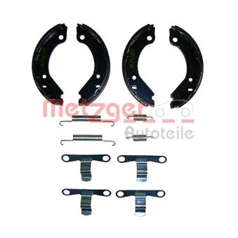 Jeu de mâchoires de frein, frein de stationnement METZGER KR 203