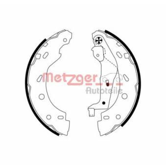 Jeu de mâchoires de frein METZGER OEM 0001440V001000000