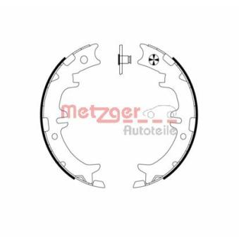 Jeu de mâchoires de frein, frein de stationnement METZGER OEM 4659028010