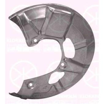 Déflecteur, disque de frein avant droit KLOKKERHOLM 0009378