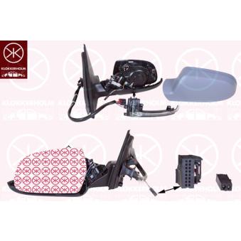 Rétroviseur extérieur KLOKKERHOLM OEM 8K0949102D Rétroviseur extérieur KLOKKERHOLM OEM 8K0949102D