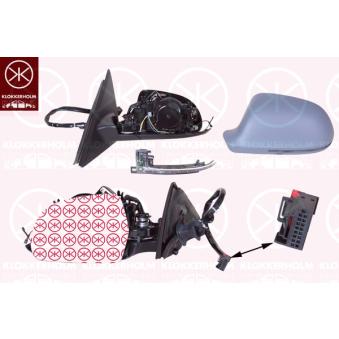 Rétroviseur extérieur KLOKKERHOLM OEM 8K0949101E