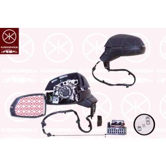 Rétroviseur extérieur KLOKKERHOLM OEM 4M0857536A