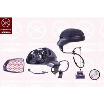 Rétroviseur extérieur KLOKKERHOLM [00391035A1]