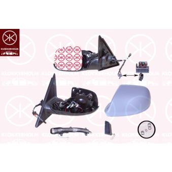 Rétroviseur extérieur KLOKKERHOLM OEM 4L0949134