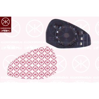 Verre de rétroviseur, rétroviseur extérieur KLOKKERHOLM 00431061