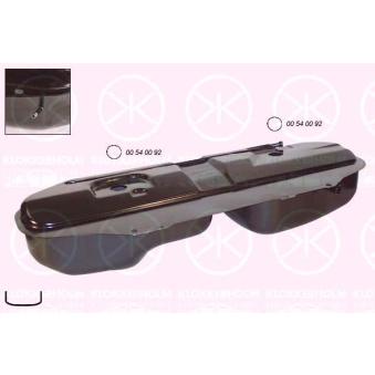 Réservoir de carburant KLOKKERHOLM 0054007