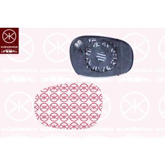Verre de rétroviseur, rétroviseur extérieur KLOKKERHOLM 00621064