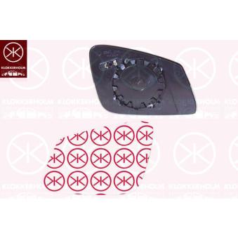 Verre de rétroviseur, rétroviseur extérieur KLOKKERHOLM 00671062