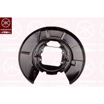 Déflecteur, disque de frein arrière gauche KLOKKERHOLM OEM 34216750385