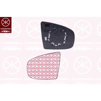 Verre de rétroviseur, rétroviseur extérieur KLOKKERHOLM 00961062