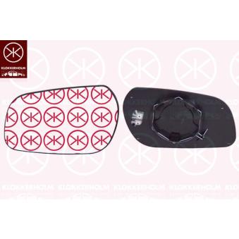 Verre de rétroviseur, rétroviseur extérieur KLOKKERHOLM 05351063