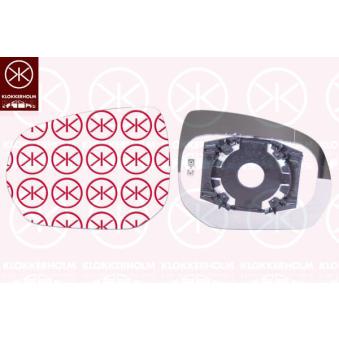 Verre de rétroviseur, rétroviseur extérieur KLOKKERHOLM [05381064]