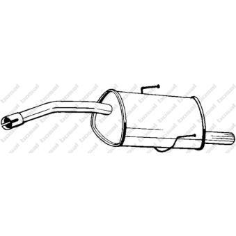 Silencieux arrière KLOKKERHOLM 100-329