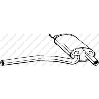 Silencieux central KLOKKERHOLM 105-165