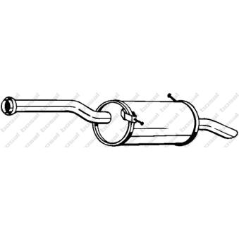 Silencieux arrière KLOKKERHOLM OEM 1730X9