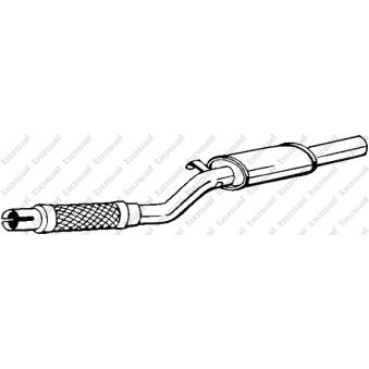 Silencieux central KLOKKERHOLM OEM 46406360