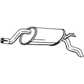 Silencieux arrière KLOKKERHOLM OEM 55189328