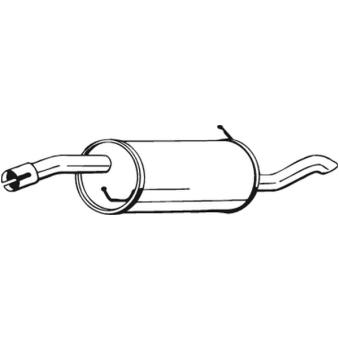 Silencieux arrière KLOKKERHOLM OEM 1207460