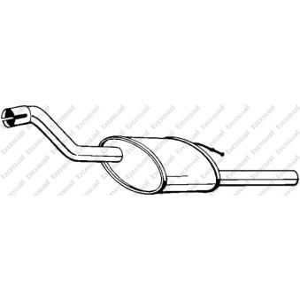 Silencieux arrière KLOKKERHOLM OEM 1308590