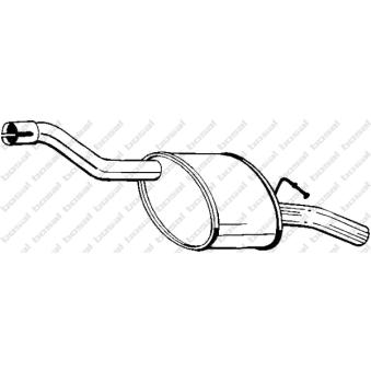 Silencieux arrière KLOKKERHOLM OEM 1459790 Silencieux arrière KLOKKERHOLM OEM 1459790