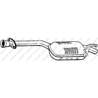Silencieux central KLOKKERHOLM 175-135