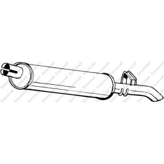 Silencieux arrière KLOKKERHOLM 185-939