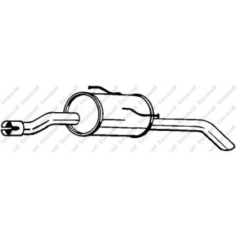 Silencieux arrière KLOKKERHOLM [190-201]