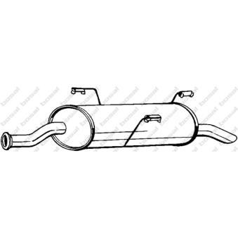 Silencieux arrière KLOKKERHOLM [190-209]
