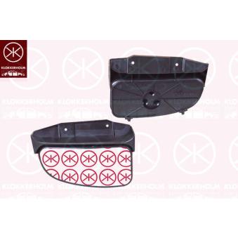 Verre de rétroviseur, rétroviseur extérieur KLOKKERHOLM [20921073]