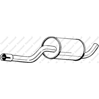 Silencieux central KLOKKERHOLM 235-017