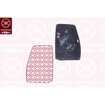 Verre de rétroviseur, rétroviseur extérieur KLOKKERHOLM 25011064