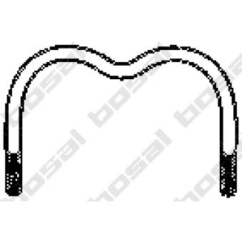 Bandes de caoutchouc, échappement KLOKKERHOLM 251-087