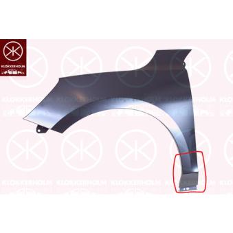 Aile avant gauche KLOKKERHOLM 2537311A1 Aile avant gauche KLOKKERHOLM 2537311A1