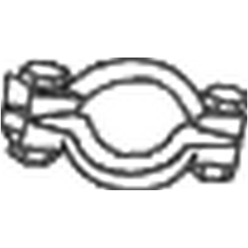 Pièce de serrage, échappement KLOKKERHOLM 254-930 - Visuel 1