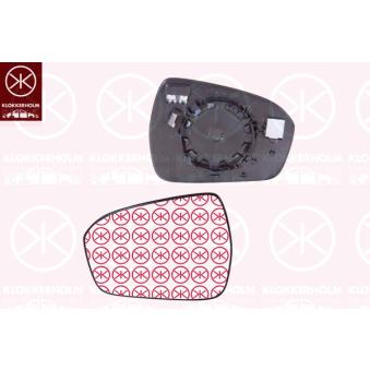 Verre de rétroviseur, rétroviseur extérieur KLOKKERHOLM 25581062