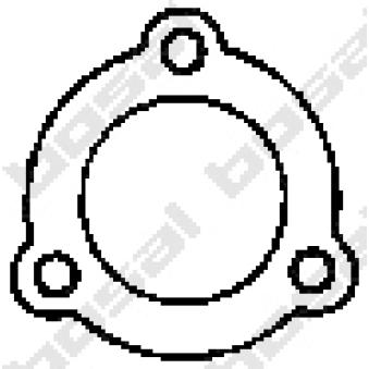 Joint d'étanchéité, tuyau d'échappement KLOKKERHOLM 256-847