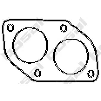 Joint d'étanchéité, tuyau d'échappement KLOKKERHOLM OEM 90128293