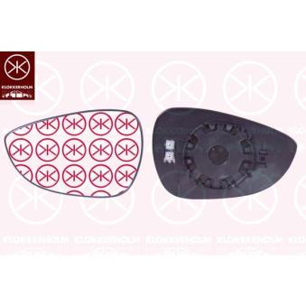 Verre de rétroviseur, rétroviseur extérieur KLOKKERHOLM 25651063