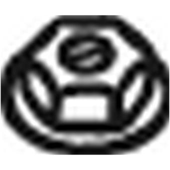 Écrou, collecteur des gaz d'échappement KLOKKERHOLM 258-038