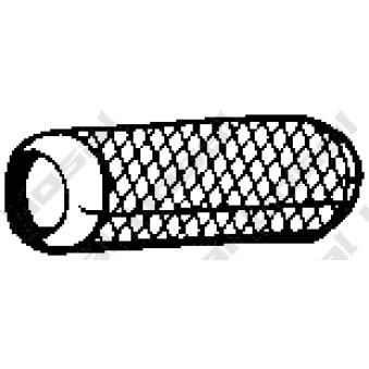 Tuyau flexible, échappement KLOKKERHOLM [265-565]