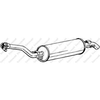Silencieux arrière KLOKKERHOLM OEM 1234904821 Silencieux arrière KLOKKERHOLM OEM 1234904821