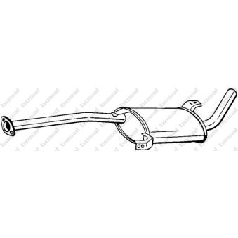 Silencieux central KLOKKERHOLM [279-125]