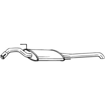 Silencieux arrière KLOKKERHOLM OEM 3a0253609h