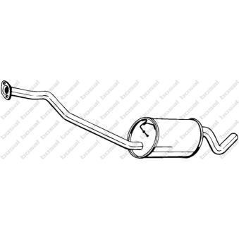 Silencieux central KLOKKERHOLM 281-845