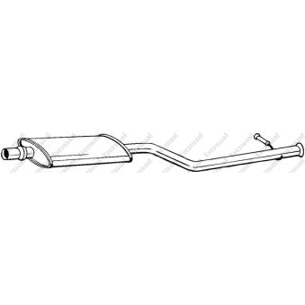 Silencieux central KLOKKERHOLM OEM 1717G2