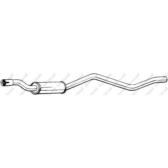 Silencieux central KLOKKERHOLM [282-531]